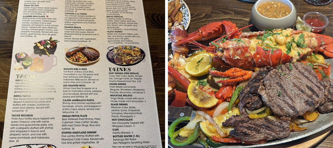 SALSA BRAVA URBAN KITCHEN & CANTINA Menu